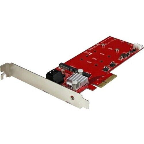 Startech.Com 2X M.2 Ngff Ssd Raid Controller Card Plus 2X Sata Iii Ports - Pcie