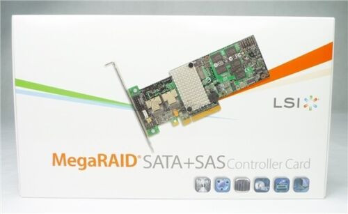 6Gb New In Box Lsi Ibm Logic Megaraid 8-Port Sas 9240-8I Pci-E Sata Raid M101 Zn