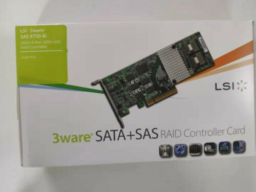 Lsi Logic Controller Card 3Ware Sas 9750-8I 8Port 6Gb/S Pci-Express New