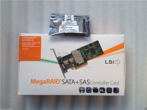 Lis Ibbu08 Battery + Lsi Megaraid 9261-8I 8-Port Pci-E 6Gb/S Raid Controller Yy