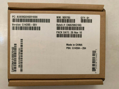 New Intel Axxibqdrsr169X I/O Expansion Module Version G14395-001 Brown Box