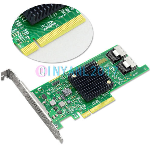 1Pc New Lsi Sas 9207-8I Sata/Sas 6Gb/S Pci-E 8 Port Host Bus Adapter Lsi00301