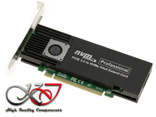 Controller Card Pcie 3.1 16X For 4 Ssd M2 Nvme - 4X M.2 Ngff - Asm2824