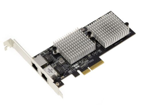 Pcie Network Dual Lan Ethernet 10 Gb 2 Ports Rj45 Chipset Aquantia Aqc113Cs