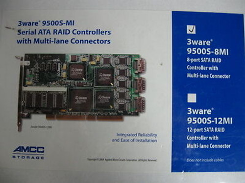 3Ware 9500S-8Mi 8-Port Sata Raid Controller Card