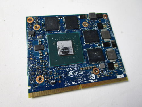 Genuine Nvidia Quadro M1200 Mxm N17P-Q3-A1 Laptop Graphics Board Hp L12488-001