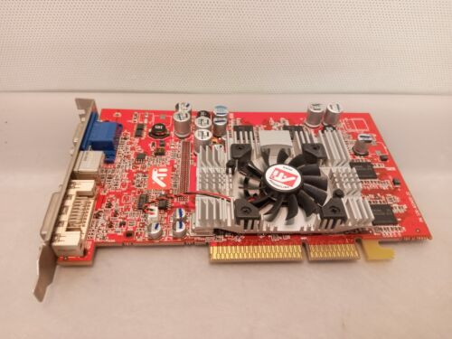 Vintage Ati Radeon 9600 Xt 128Mb Agp Graphics Video Card Pn 109-A03400-20 Tested