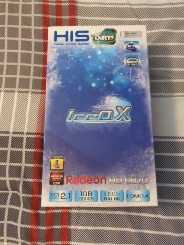 His Iceq X Amd Radeon Hd 6870 2X Mini-Dp 2X Dvi 1X Hdmi 1Gb Gddr5