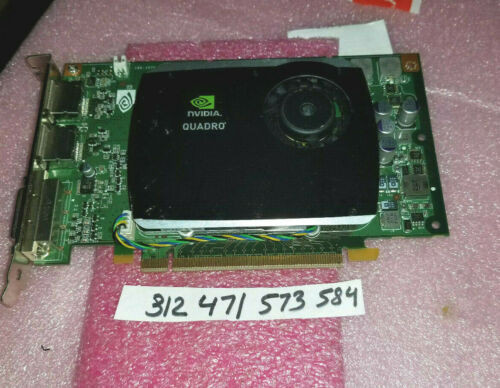 Nvidia Quadro Fx 580 512Mb Gddr3 Pci-E X16 Hp Fx621Aa Pn 508283-001 519295-001