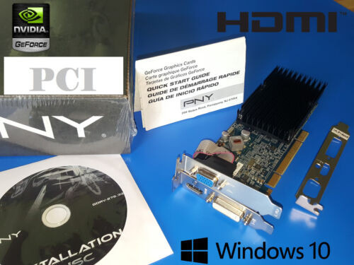 New  Hdmi Pci Video Graphics Card Pny Geforce 8400 Gs 512Mb Ddr3