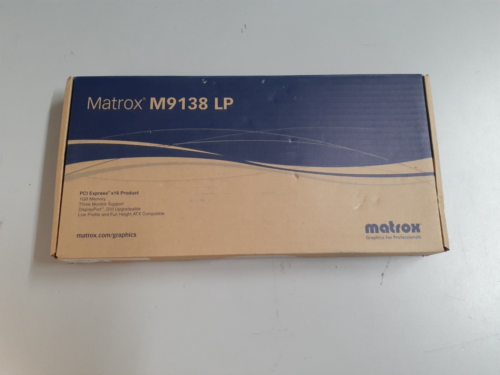 Matrox M9138 Lp 1Gb Quad 4X Mini Display Port Video Card Lp    (U14)