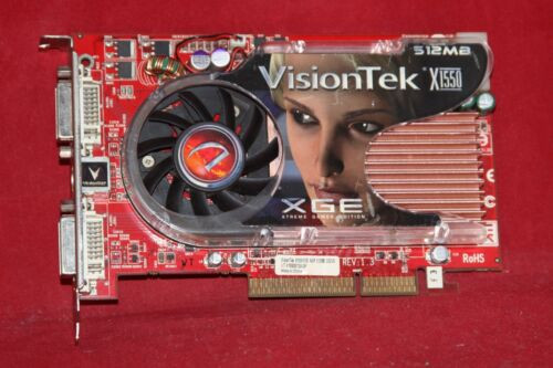 Visiontek Ati Radeon X1550 Xge (Xtreme Gamer Edition) 512Mb, Agp Graphics Card