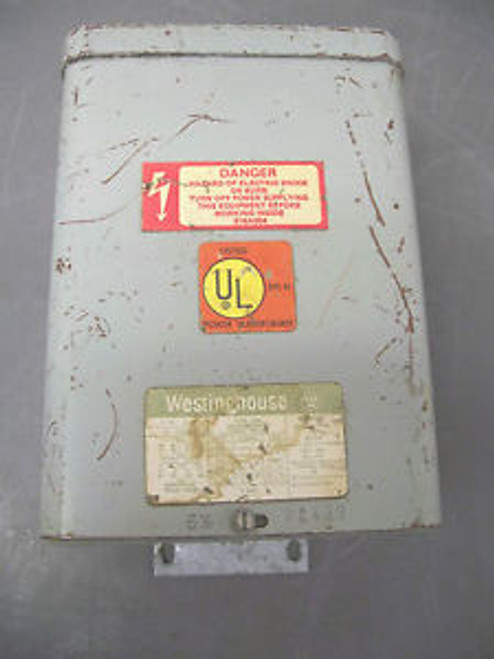 WESTINGHOUSE 1PH POWER TRANSFORMER CAT6E174 1.50KVA