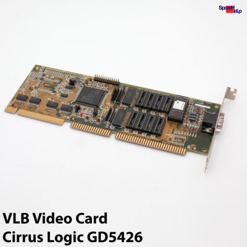 Cirrus Logic Cl-Gd5426 Vlb Slot Video Card Graphics Vga Eunvga-542V Doc: 12500