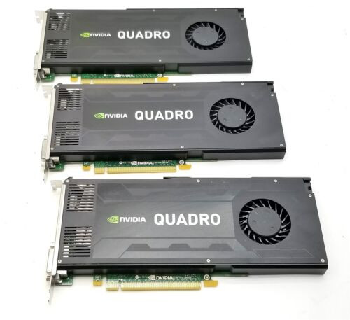 Nvidia Quadro K4000 3Gb Gddr5 Video Graphics Card 0D5R4G Gk106 2Dp Dvi Lot 3