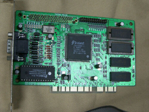 Trident Microsystems Pci Video Card Twn7603 Rev B2 Union