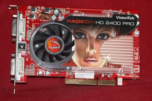 Visiontek Ati Radeon Hd 2400 Pro, 512Mb. Agp Graphics Card. 24P512Agp, Vt-400347