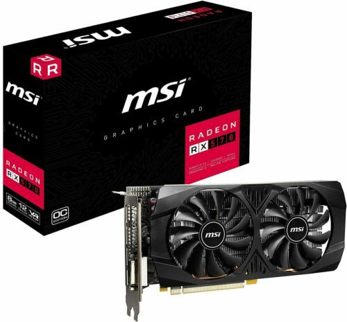Msi Rx 570 8Gb Oc With Original Box And Manual