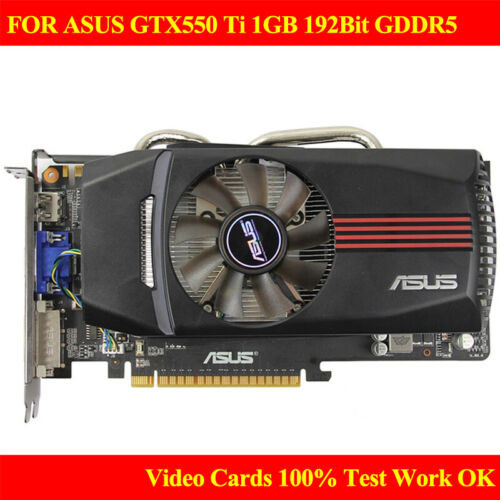 For Asus Gtx550 Ti 1Gb 192Bit Gddr5 Video Cards 100% Tested Work Ok