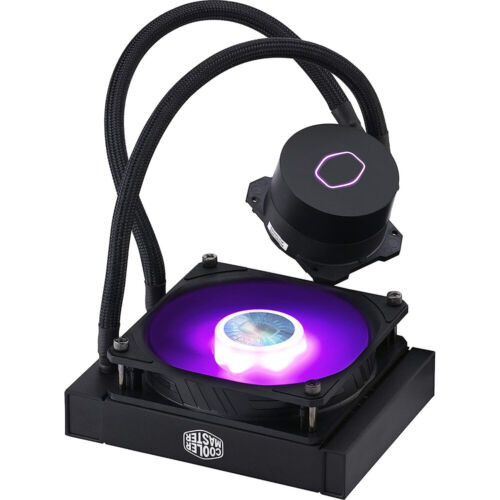 Cooler Master Masterliquid Ml120L V2 Rgb Cpu Liquid Cooler Computer Fan, Black