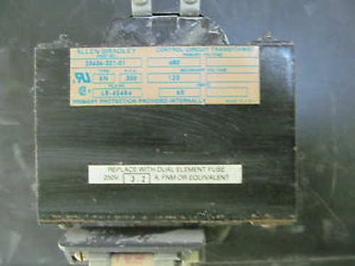 Allen Bradley Control Transformer 25636-321-01 SN 480 V/120 V .350 KVA