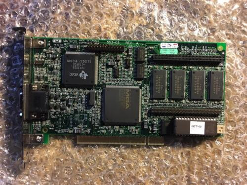 Mga-Imp+/P4/Hp1, 553-03 Rev.A Pci Video Card