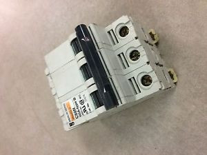 C60N Merlin Gerin Circuit Breaker Dinrail Mount 60A 480VAC 3 Pole