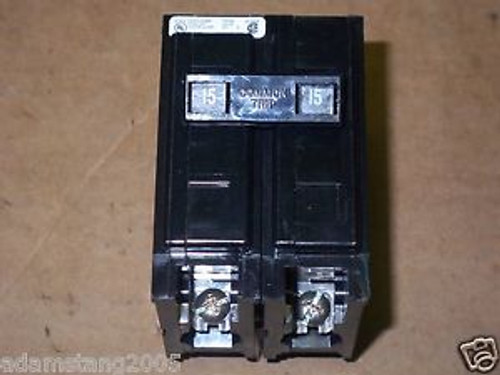 Cutler Hammer BA 2 pole 15 amp 240v BAB2015HT Circuit Breaker BAB