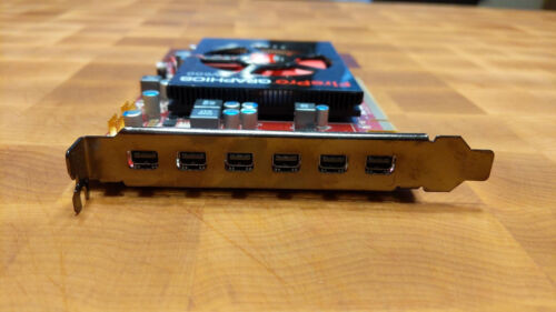 Amd Firepro W600 Graphics Card Up To Six Displays Dvi Adapters Included