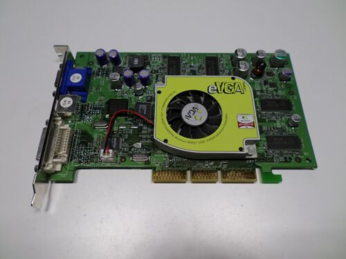 Vintage Nvidia Geforce4 Ti 4200 64Mb Sdr Agp 4X Vga S-Video Dvi-I Graphics Card
