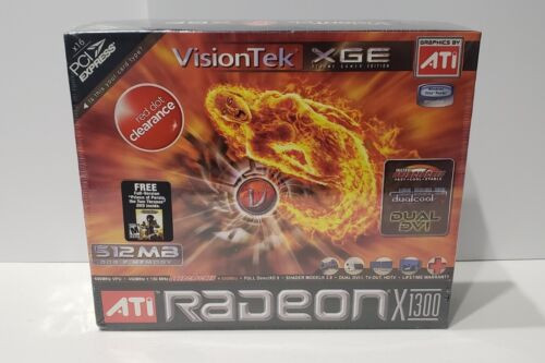 Visiontek Ati Radeon X1300 Xge Xtreme Gamer Edition 512Mb Pci Graphics Card New