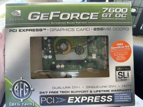 Bfg Geforce 7600Gt Oc Edition 256Mb Ddr3 Pcie Graphics Card