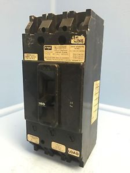 FPE NFJ631150 150 Amp Circuit Breaker Type NFJ 480V Federal Pacific 150A A