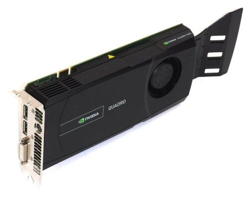 Jfn25 Dell Nvidia Quadro 5000 2.5Gb 320-Bit S-Video Dvi Dual Dp Gddr5 Video Card