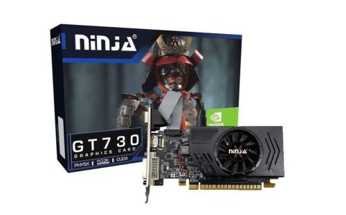 Ninja Nvidia Gt730 4Gb Ddr3 128-Bit Low Profile Pci-E Video Card Hdmi Dvi Vga