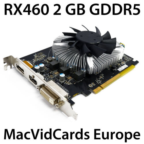 Macvidcards Amd Radeon Rx 460 2 Gb Gddr5 For Apple Mac Pro With Boot Screen
