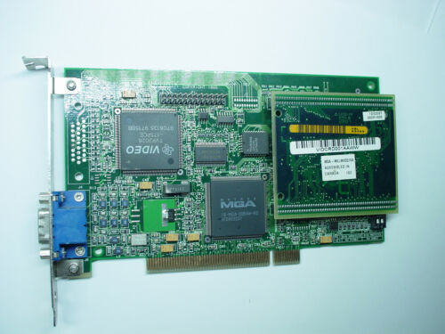 Matrox 576-04 Rev.A Pci Video Card 2 Mb Canada Mga Tvp3026-175Pce Tested Working