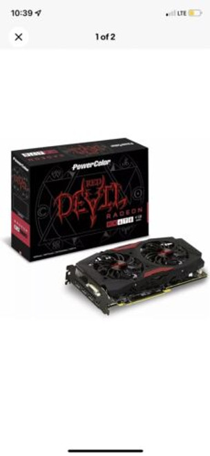 Powercolor Red Devil Radeon Rx 470 4Gb Axrx 470 4Gbd5-3Dhv2/Oc Graphics Gpu