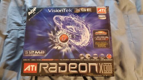 New Visiontek Ati Radeon X1300 Xge 512Mb Ddr2 Agp Graphics Card.