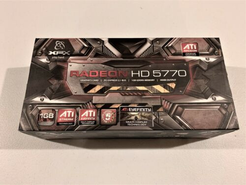 Ati Radeon Hd 5770 1Gb Graphics Card Hd-577A-Zn Hdmi Dual Dvi