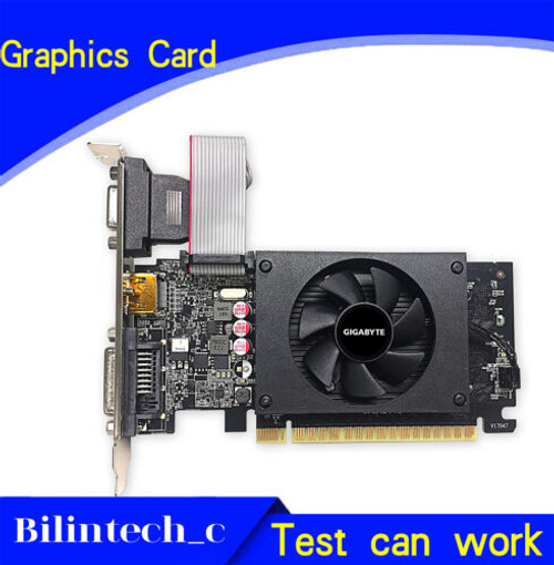 For Gigabyte Gt 710 Directx 12 2Gb 64-Bit Ddr3 Low Profile Video Card