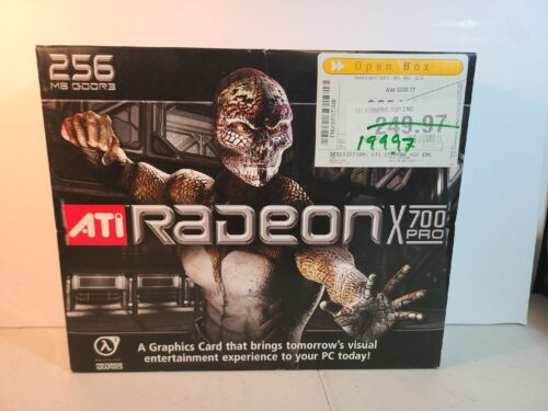 Ati Radeon X700 Pro 256Mb Gddr3 Pci Express New Open Box Never Used