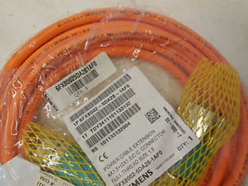 New Siemens 6Fx8002-5Da28-1Af0 Power Cable 6Fx80025Da281Af0