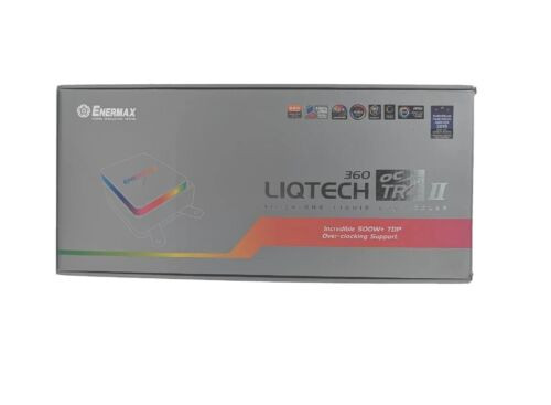 Enermax Liqtech Ii 360Mm Argb Liquid Cpu Cooler For Amd Tr4 And Intel Lga 4677