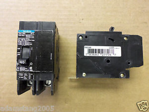 Siemens BQD 2 pole 40 amp 480y/277v BQD240 Circuit Breaker