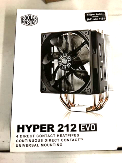 Cooler Master Hyper 212 Evo - Cpu Cooler With 120Mm Pwm Fan (Rr-212E-20Pk-R2)