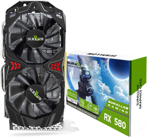 Amd Radeon Rx 580 8Gb Graphics Card, 2048Sp,Gddr5,256 Bit Graphics Card For Gami