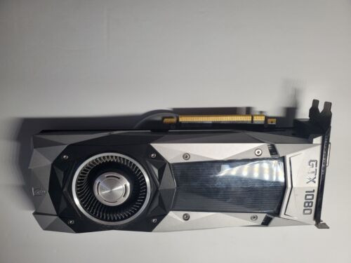 Nvidia Geforce Gtx 1080 8Gb Founders Edition Reference Card Gpu Video Graphics