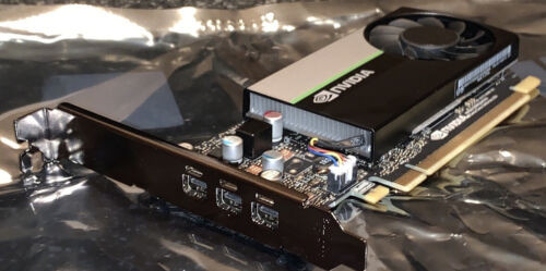 Nvidia Quadro T400 4Gb Gddr6 Video Graphics Card With 3 Mini Dp Ports