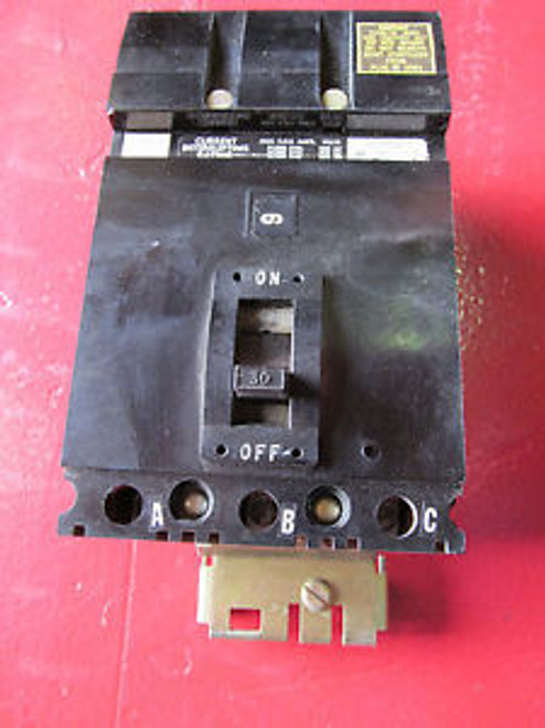 Square D FA36030 I Line Circuit Breaker 30 Amp 600 V 3 Pole  (Black)